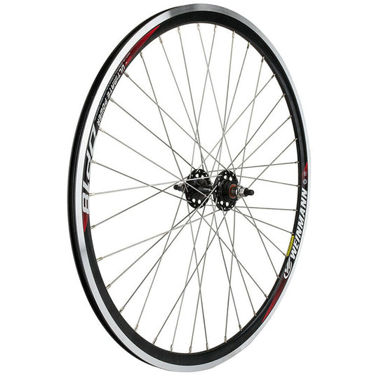 WM Wheel Rear 700c Weinmann DP18 Black MSW 36H Or8 Fx/Fw Seal Bk 120mm DT2.0 SL 1