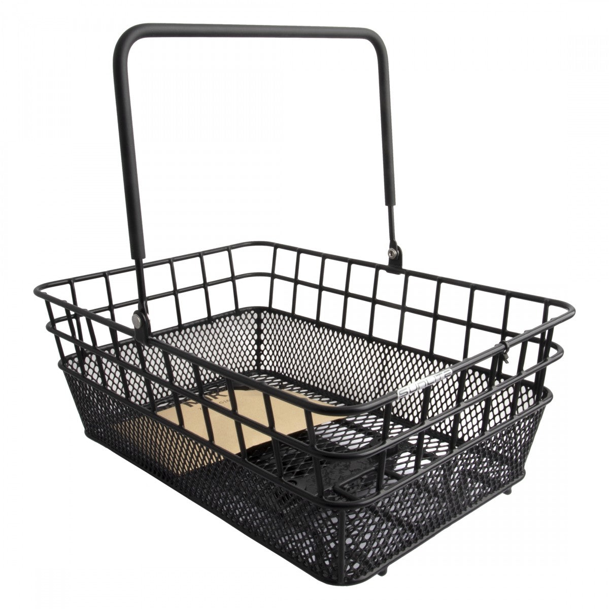 Sunlite Black Steel Mesh MIK Rack Top Basket w/Handle 15x10.25x5 1