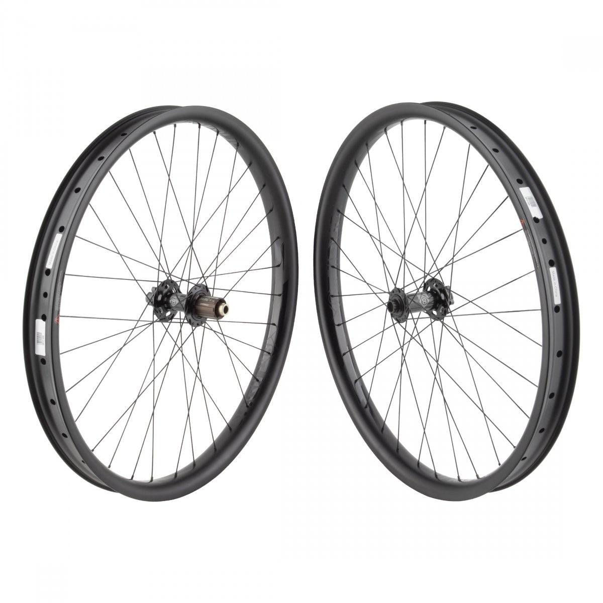 WHL Pair 27.5 584x46 Origin-8 BOLT CARBON 25mmTBLS DISC Black 32 Origin-8 MT1110 1