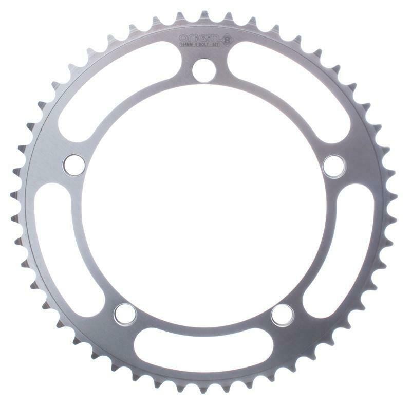 Origin-8 Classic Track Alloy Chainring 46T Silver 144bcd Fixed Gear Bike 1