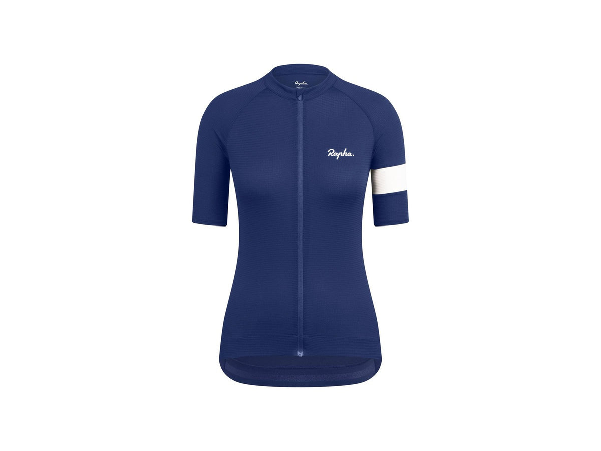 Rapha Women's Core Lightweight Cycling Jersey XS Navy 1