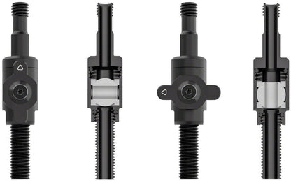 Muc-Off Big Bore Lite Tubeless Valve Stems Small 30mm Black Presta Valve 2