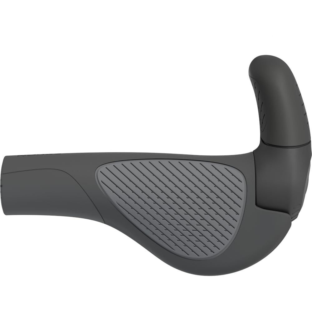 Ergon Cycling GP2 Evo Ergonomic Lock-On Grips with Bar Ends - Black, Small 2