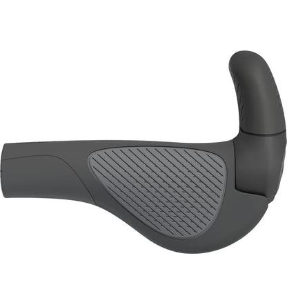 Ergon Cycling GP2 Evo Ergonomic Lock-On Grips with Bar Ends - Black, Small 2