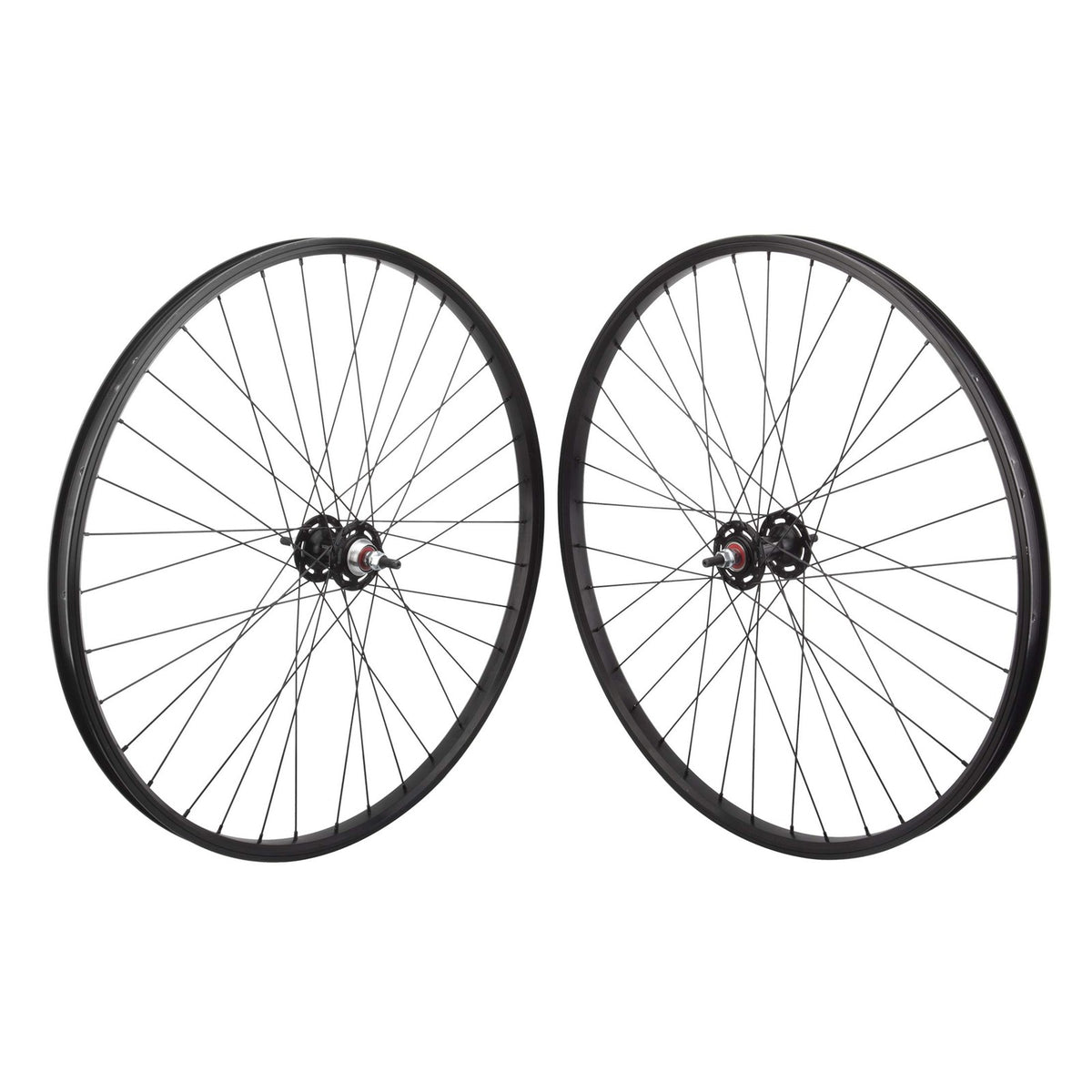 Black Ops DW1.1 29in BMX Wheelset, MX1100 Sealed Bearing Hubs, 1-Speed, Black 1