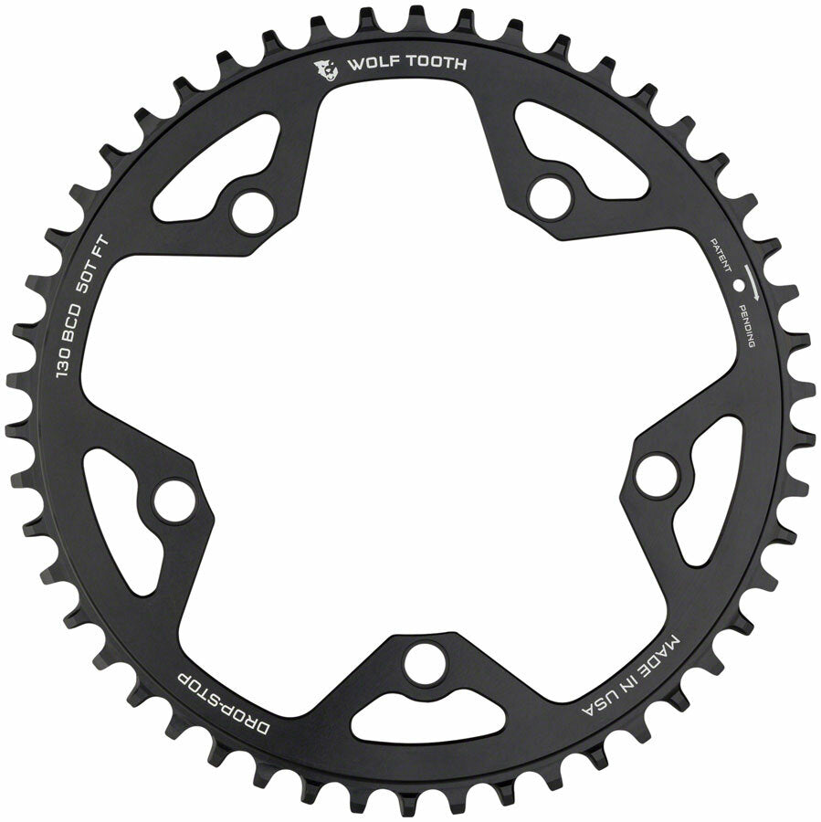 Wolf Tooth Components 130 BCD Road and Cyclocross Chainring - 48t 5-Bolt 1