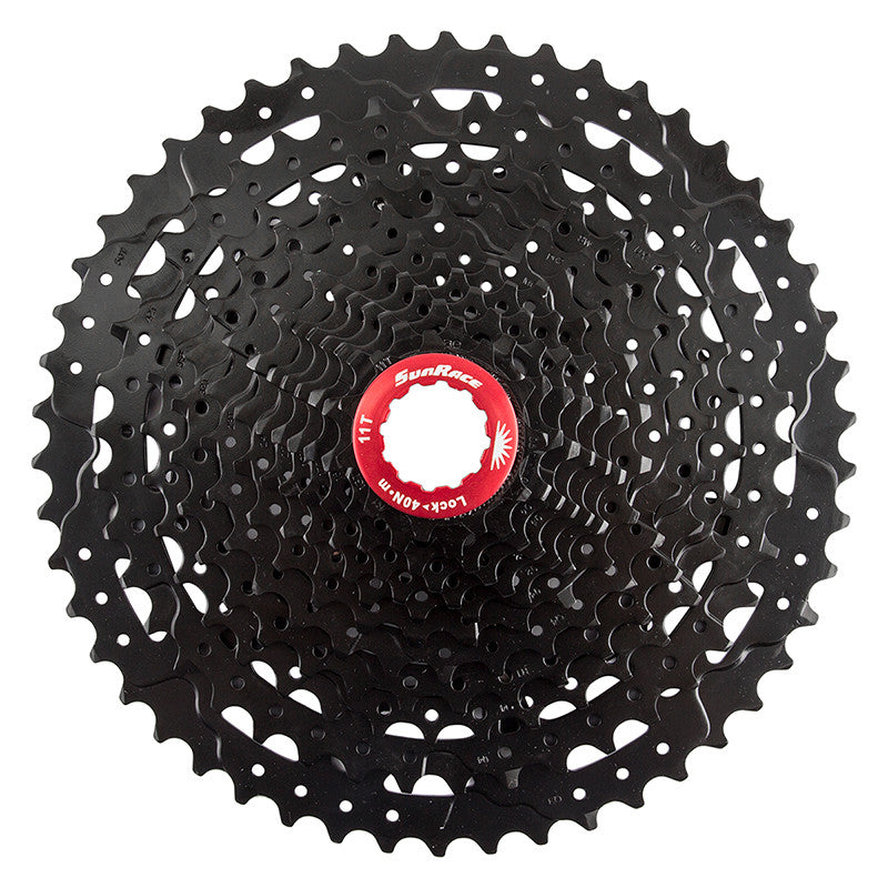 Sunrace CS-MZ80 12-Speed Wide Range Steel Mountain Cassette Black 11-50T 1