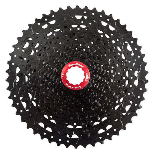 Sunrace CS-MZ80 12-Speed Wide Range Steel Mountain Cassette Black 11-50T 1