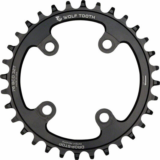 Wolf Tooth Components Drop-Stop Chainring 30T x 76 1