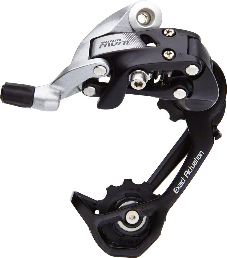 SRAM Rival 22 WiFli 11-Speed Medium Cage Rear Derailleur Black/Silver 1
