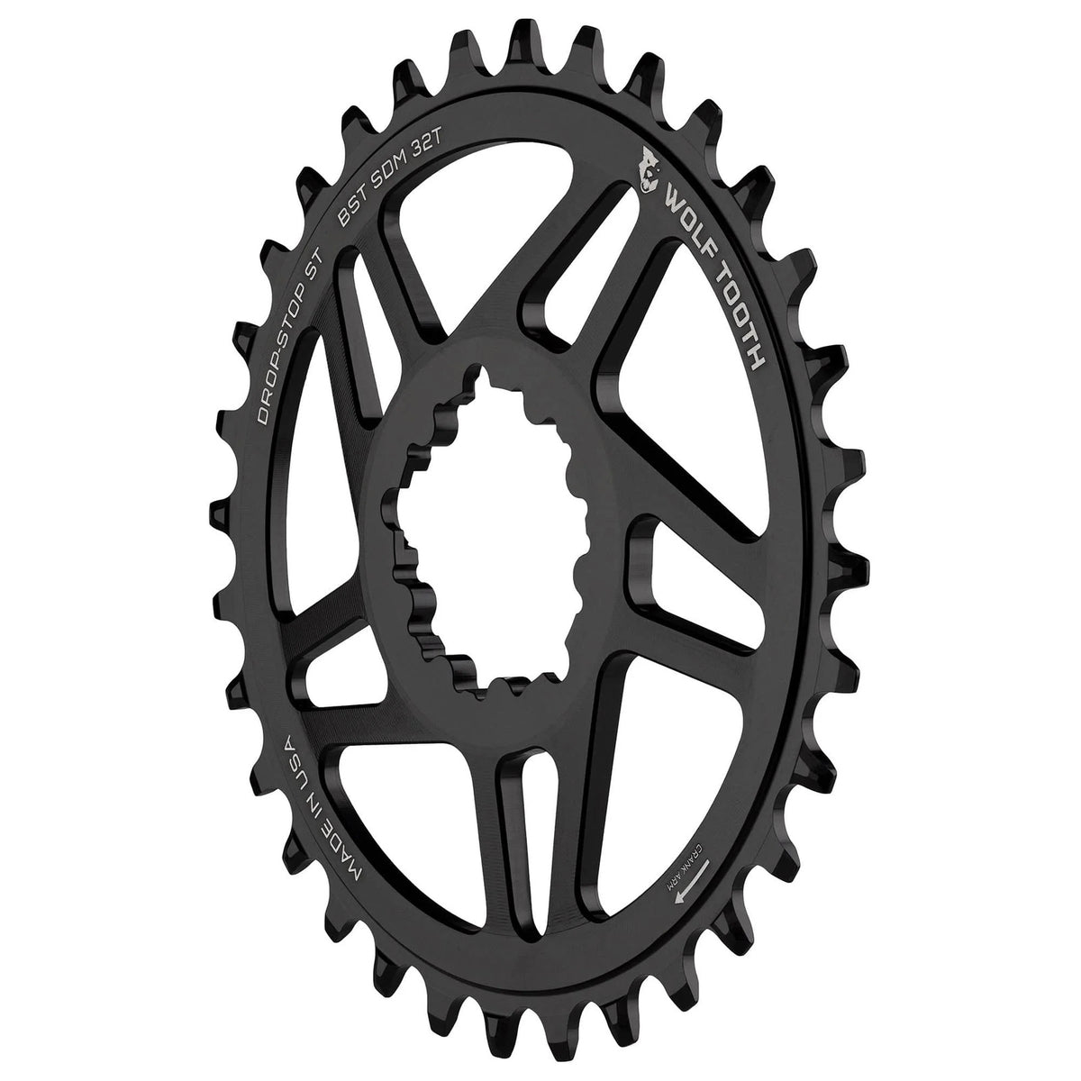 Wolf Tooth 30T Direct Mount Chainring 3-Bolt 3mm Offset for 12-Speed 10