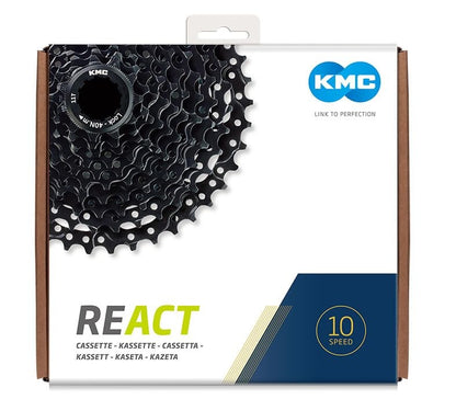 KMC React Series High-Tensile Steel Cassette, 10-Speed, 42T GMX10-3, 1-Pack 2