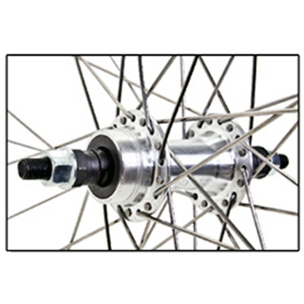 WheelMaster 27x1-1/4" Rear Wheel Alloy Silver 1-Speed Freewheel Bolt-On 36H Hub 2