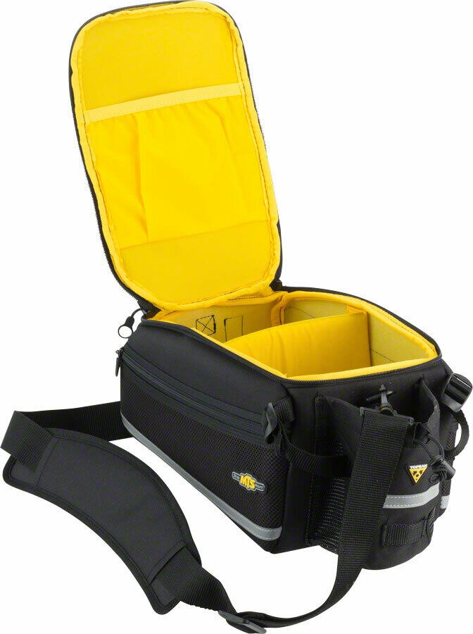 Topeak TrunkBag EX Strap Mount w/ Bottle Holder Black - TT9645B 2