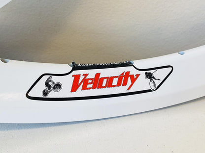 Velocity Chukker 700c Rim Set 48h White NMSW - Made in Australia 4