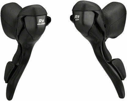microSHIFT R8 Drop Bar Shift Lever Set 3 x 8-Speed Shimano Compatible 1