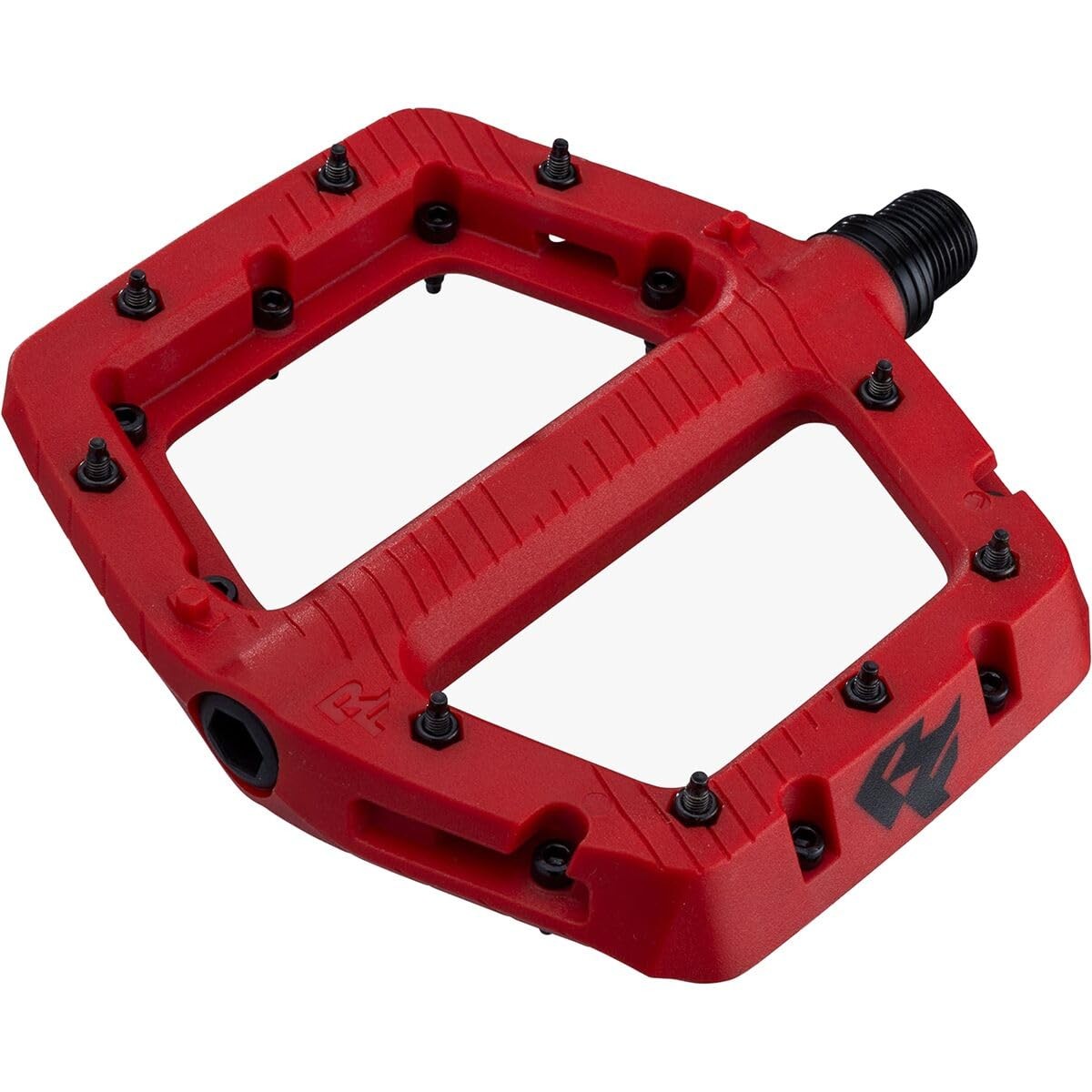 Raceface Chester Large Platform Pedals Body: Nylon Spindle: Cr-Mo 9/16" Red Pair 3