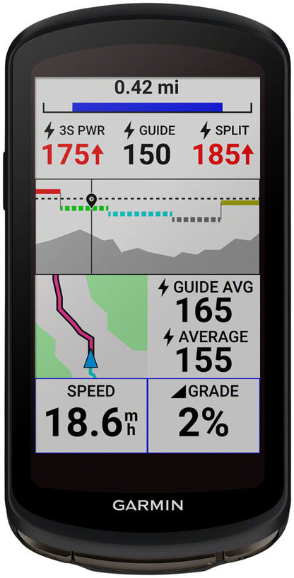 Garmin Edge 1040 Solar Bike Computer - GPS, Wireless, Black 5
