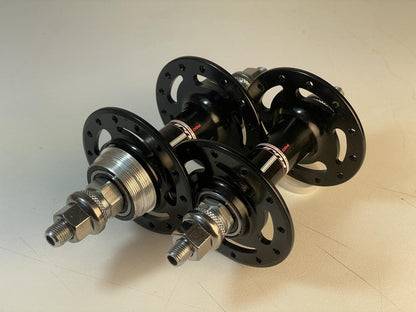 NOS Fuji PGC Track Hub Set Fix / Free 24h / 28h - Black 8