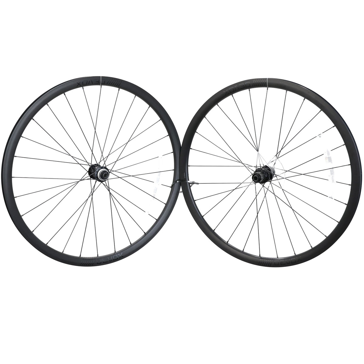 Devox 700c Disc Road Wheelset Shimano RS470 CL HG 10/11s Thru Axle 1
