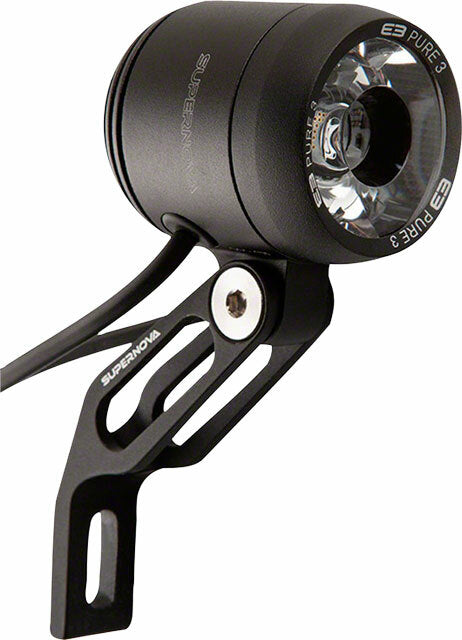 Supernova E3 Pure 3 Dynamo Headlight Black 1