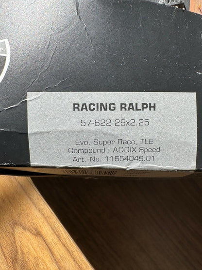 Schwalbe Racing Ralph Tire - 29x2.25 Tubeless Fold Black/Transparent Evolution 2
