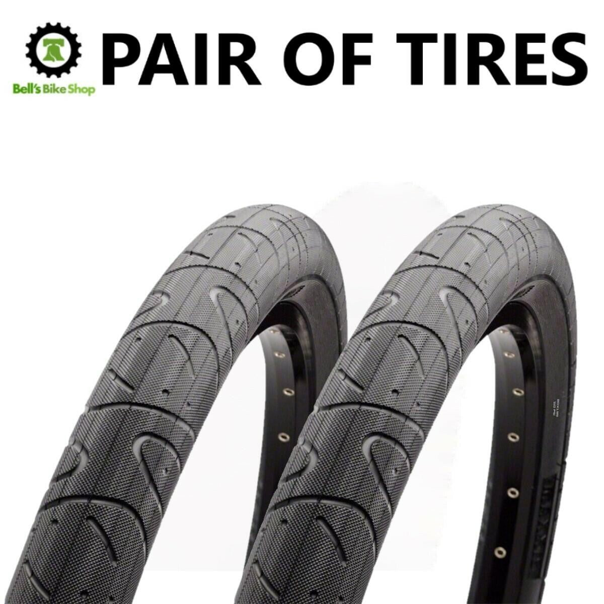 2 Pack: Maxxis Hookworm Tires 24x2.5 Black Wire SC BMX Cruiser 24" Bike - PAIR 1