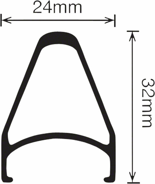 Velocity Chukker Rim 700c 36h w/MSW Black 1