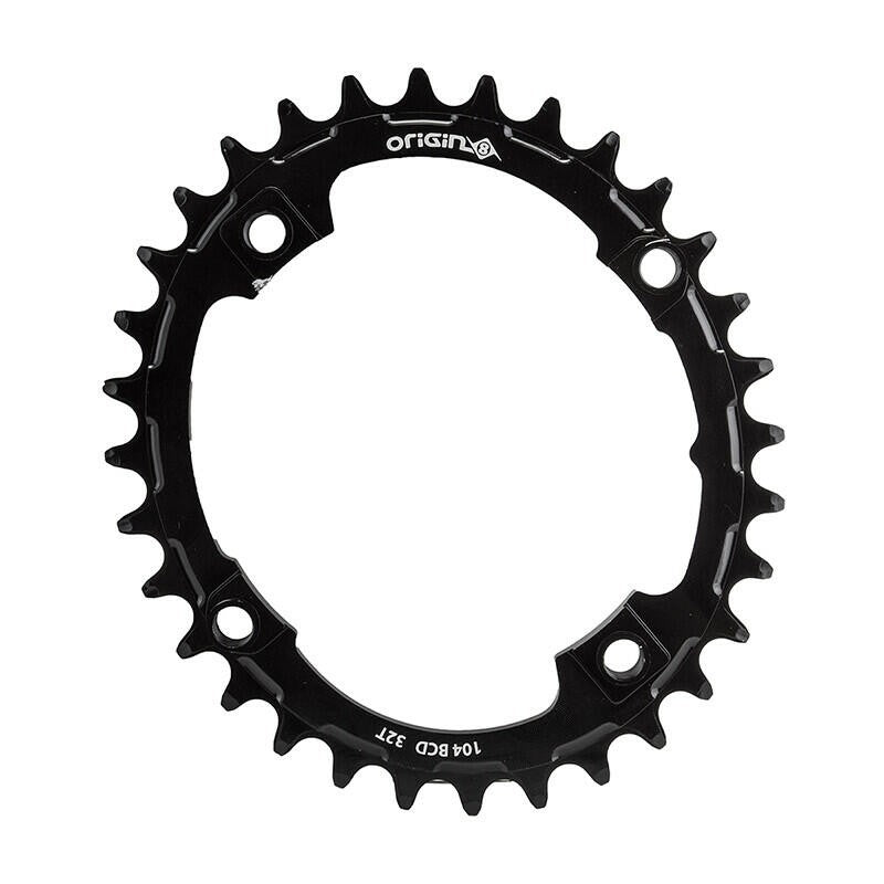 Origin-8 Holdfast Oval 1x Chainrings Chainring Oval 104mm 32t 10/11s 4b Bk 1
