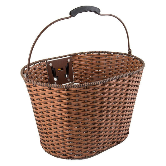 Sunlite Deluxe Rattan Basket Quick Release Ft Q/r Std Brn W/bracket 1