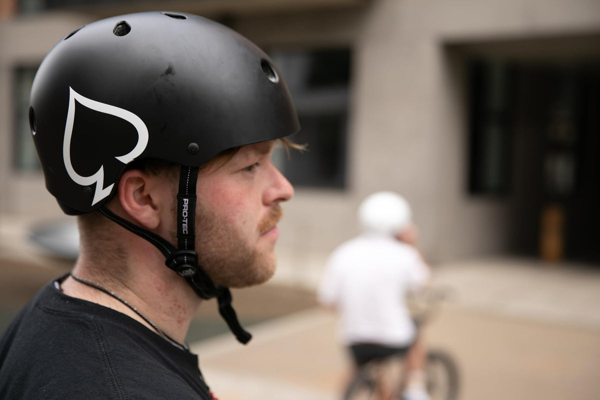 Pro-Tec Low Pro Certified Helmet - MATTE BLACK, L/XL (Large/X-Large) 7