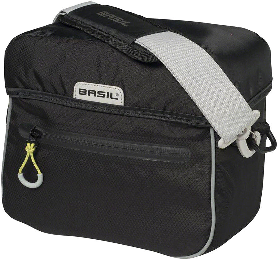 Basil Miles Handlebar Bag - 6L KLICKfix Mount Black 1