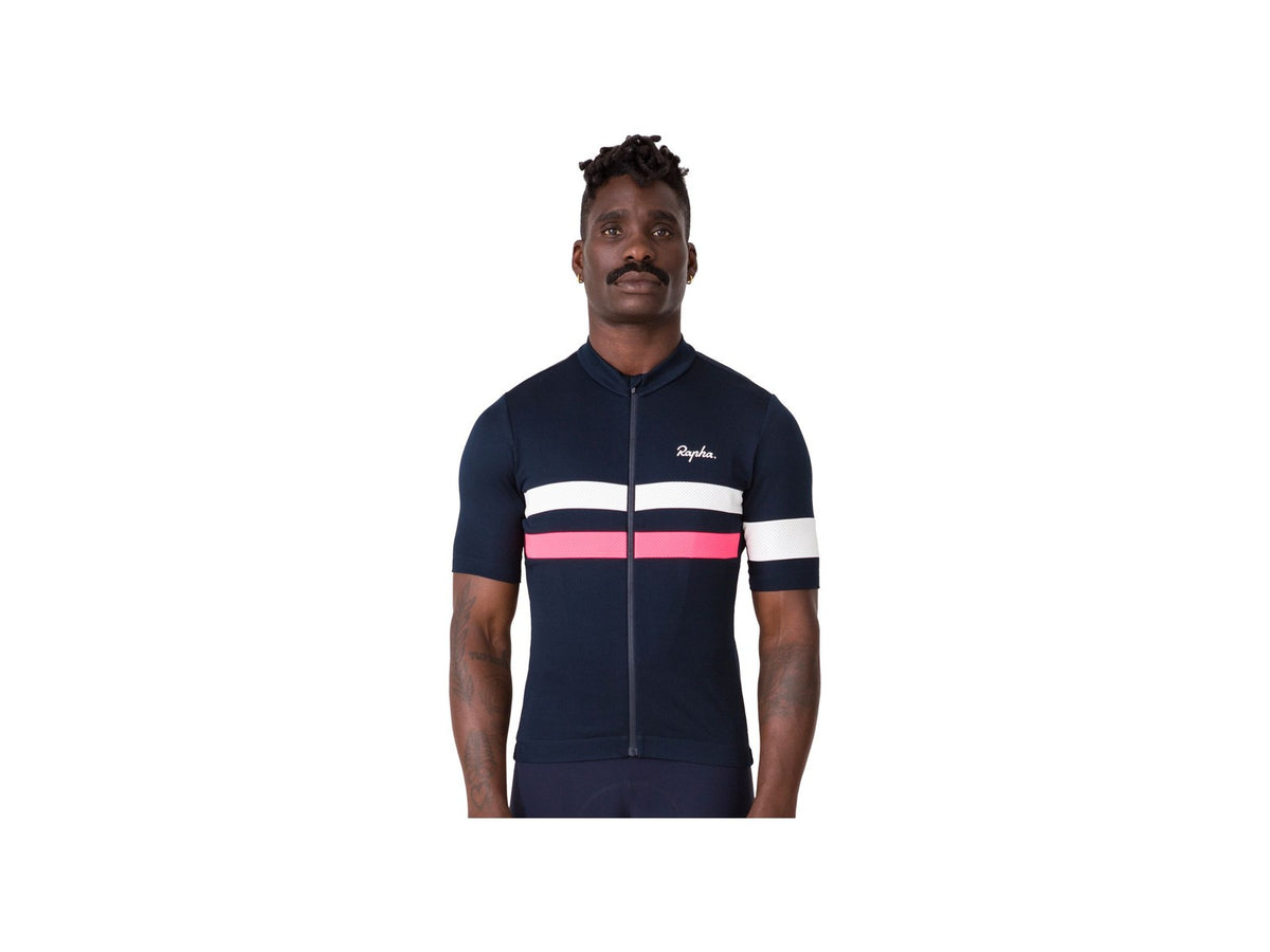 Rapha Brevet Cycling Jersey S Navy 1