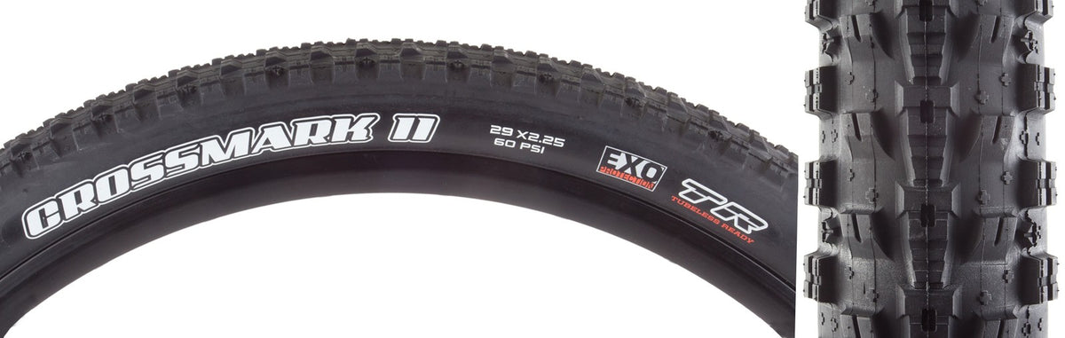 Maxxis Crossmark II Tire - 29 x 2.25, Folding, Tubeless, Black, Dual, EXO 1