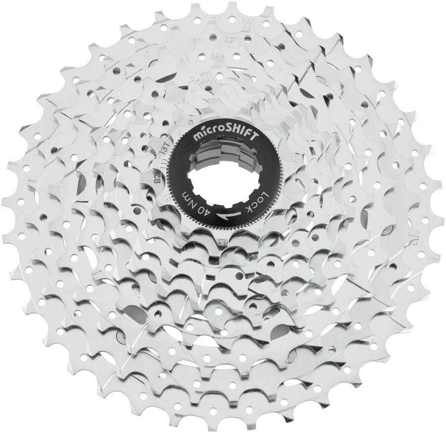 microSHIFT G10 Cassette - 10 Speed 11-36t Chrome Plated With Spider 1