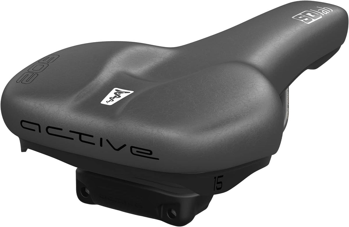 SQlab Cycling 602 M-D Active Comfort Pressure Relief Bike Saddle 17cm Black 4
