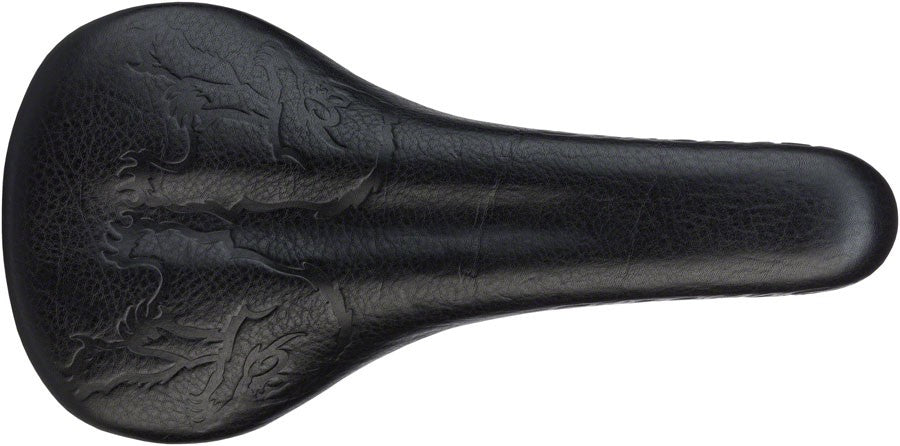 Chromag Trailmaster LTD Leather Saddle 284x140mm Black with Central Relief 2