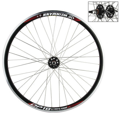 WM Wheel Rear 700c Weinmann DP18 Black MSW 36H Or8 Fx/Fw Seal Bk 120mm DT2.0 SL 2