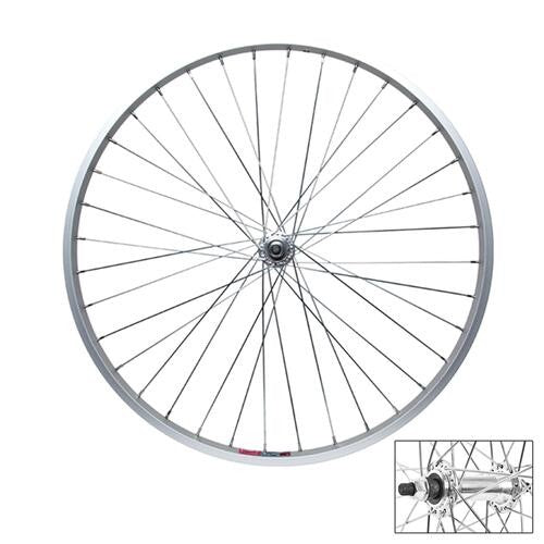 WheelMaster Alloy Mountain Front Wheel 26x1.5" Silver 36H Bolt-On 3/8" Axle 1
