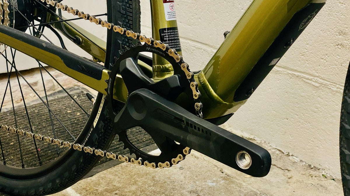 Salsa Confluence Drop Bar Apex 1 Electric Bike 700c Aluminum Avocado Green 49cm 2