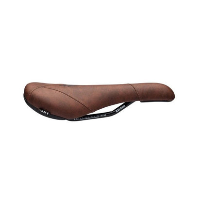 JS1 Dark Brown Saddle with CrMO Rails for Slopestyle and Downhill 2