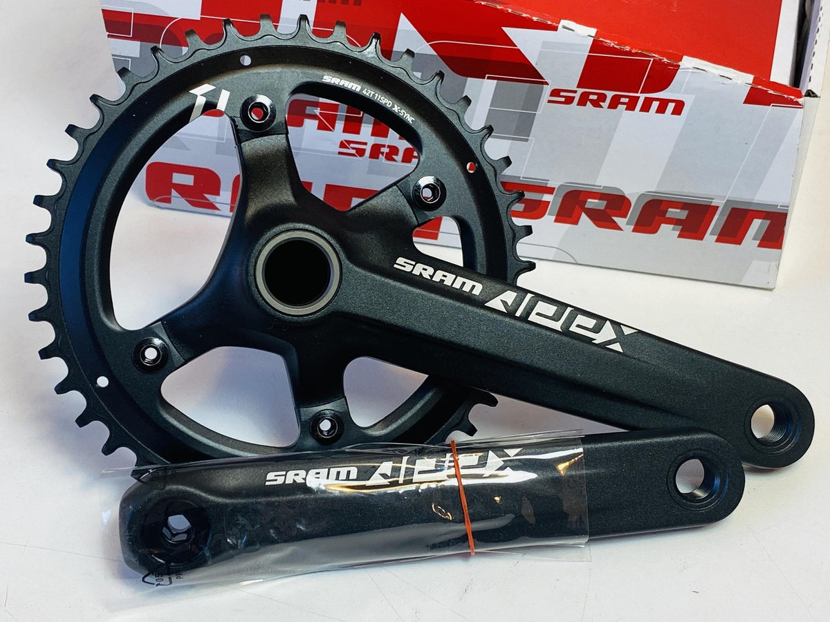 SRAM Apex 1 GXP Crankset 172.5mm with 42T 110mm Assymetric BCD X-Sync 2