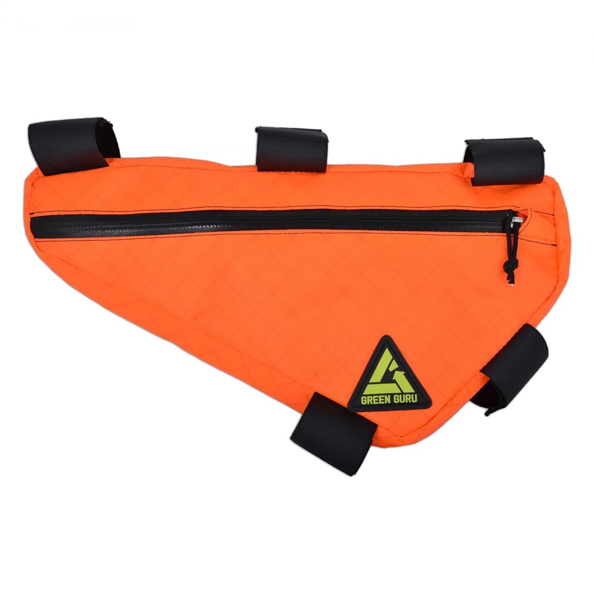 Green Guru Upshift Ecopak Frame Bag Orange 15x9x2.5in Straps 1