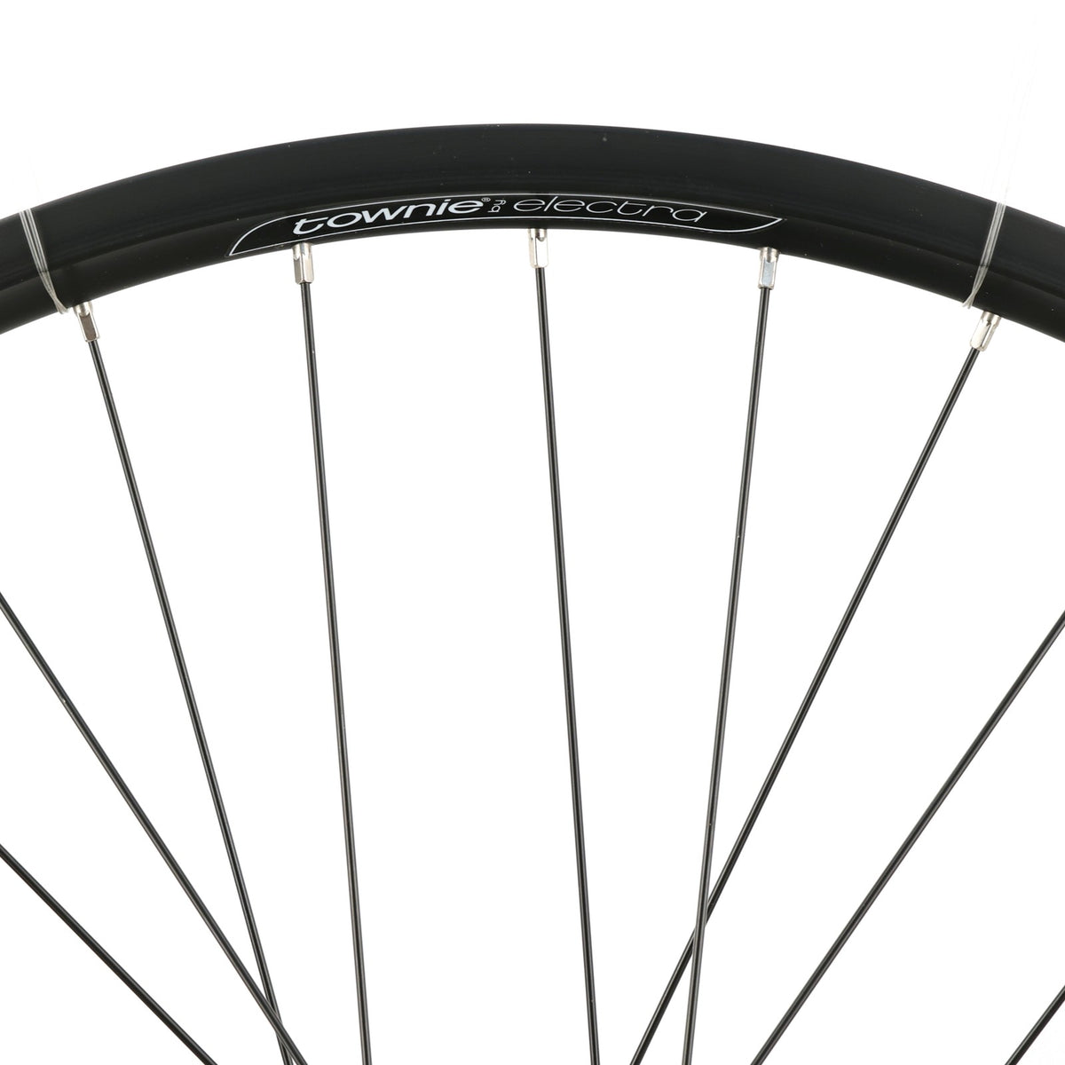 Electra Townie Go! 8i 26'' Front Wheel, Clincher, 100mm hub, Centerlock Disc, QR 7