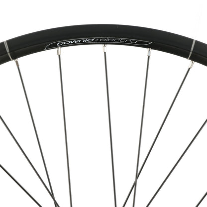 Electra Townie Go! 8i 26'' Front Wheel, Clincher, 100mm hub, Centerlock Disc, QR 7