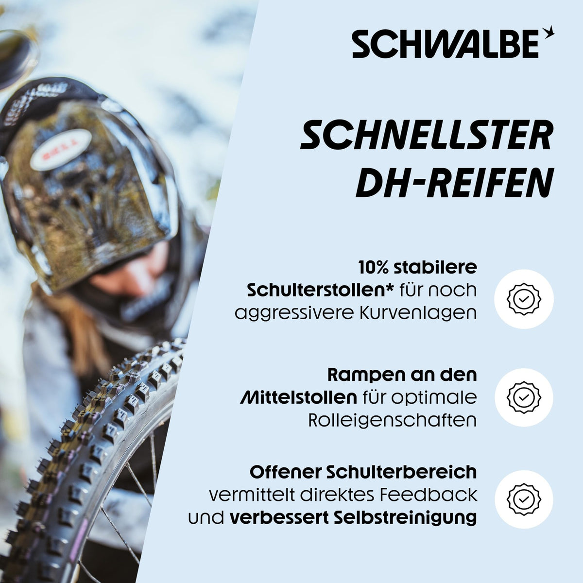 Schwalbe Tacky Chan Tire 29 x 2.40 Tubeless Fold Black Evolution Super Ground 4