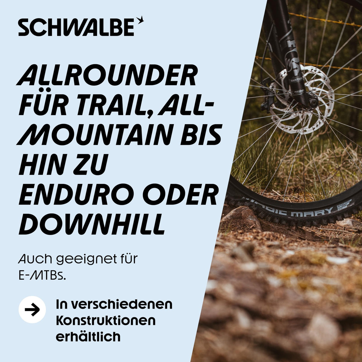 SCHWALBE Magic Mary Tire 27.5x2.4 Double Defense E50 Rated Addix Compound Black 7