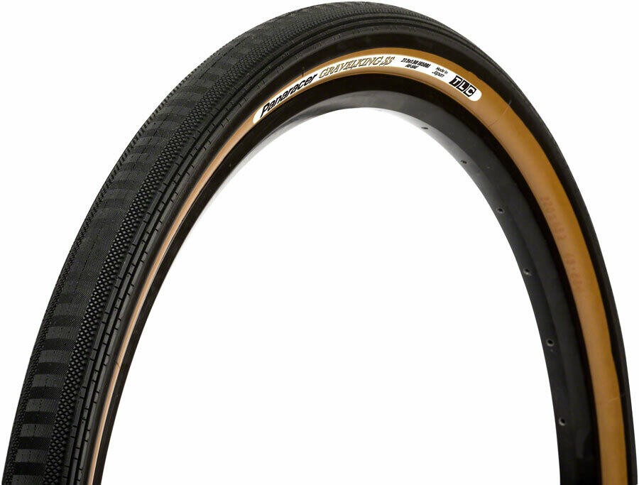 Panaracer GravelKing SS Plus Tire - 650 x 48 Tubeless Folding Black/Brown 1