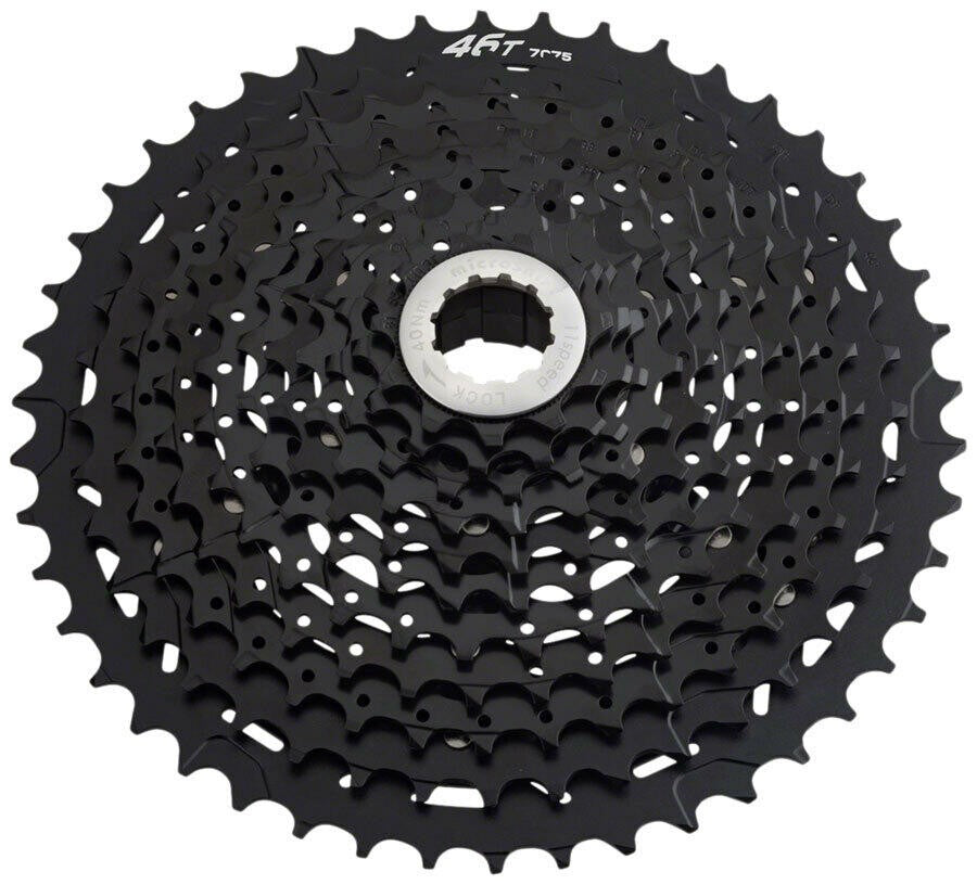 microSHIFT G11 Cassette - 11 Speed 11-46T Alloy Spider Black ED Coated 1