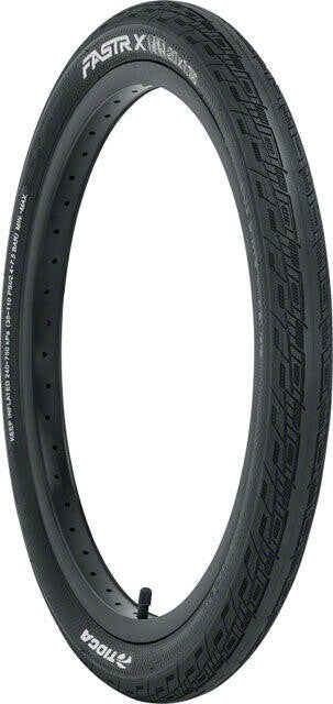 Tioga FASTR X BLK LBL Tire 20x1.75 Folding Bead Black 1